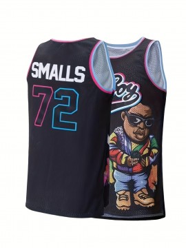 [Breathable Comfort] Men's #72 Basketball Jersey - Embroidered 