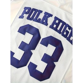 Men'S American Football Jersey, Men'S V-neck Short Sleeve Breathable Active 33 Letter Embroidery Stitched Party Clothing, Outdoor Street