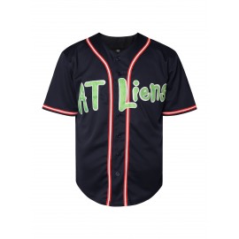 OutKast ATLIENS Baseball Jersey #96 Navy Big Boi Andre 3000 Men's