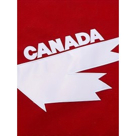 Gretzky #99 Canada Cup Team Ice Hockey Jersey - Vintage Red & White Design, Breathable Polyester, V-Neck, Long Sleeve, Details, Perfect for Casual Wear, Parties & Sports