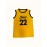 Men's #22 Basketball Jersey - Breathable, Comfort Fit Tank Top for Training & Sports, Yellow, Sizes S-3XL