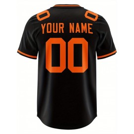 Custom Football Jersey Personalized with Team Name & Number - Women's Large Size Sports Shirt, Navy Blue & Red Color Scheme, Non-Stretch Fabric for Soccer, Team Uniforms, Gifts - Easy-Care Athletic Apparel, Sleeve Stripes, Detailing