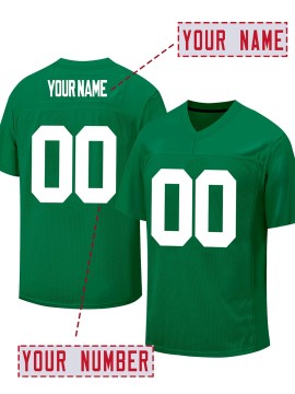 Customizable Women'S Plus Size Football Shirt - Personalized Name & Number, Soft Breathable Fabric, V-Neck Casual Sports Apparel for Summer, Team Uniform Style, Football Shirt, PLUS SIZE
