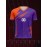 1pc Customizable V-Neck Soccer Jersey for Kids - 100% Polyester Knit Fabric, All-Over Print, Personalized Name & Number, Regular Fit for Boys & Girls, Ideal for Sports, Casual Wear & Outdoor Activities - Spring/Summer/Fall