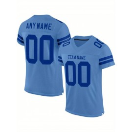 Customized blank football jerseys, multi-color, personalized printed names, numbers and logos for sports shirts, custom football jerseys, breathable sports patterns, suitable for sports teams, parties or couple outfits